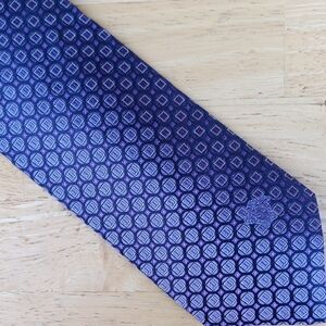 Versace Purple and Blue Patterned Tie